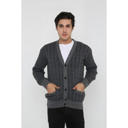 KMKkazan Dad Winter Super Oversized Buttoned Plus Size Coat Cardigan, 4XL +