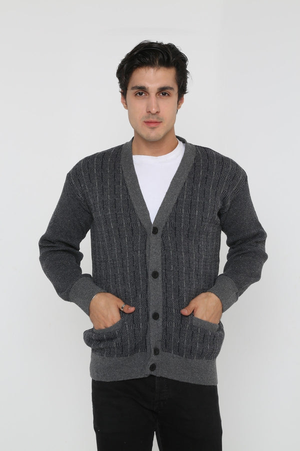 KMKkazan Dad Winter Super Oversized Buttoned Plus Size Coat Cardigan, 4XL +