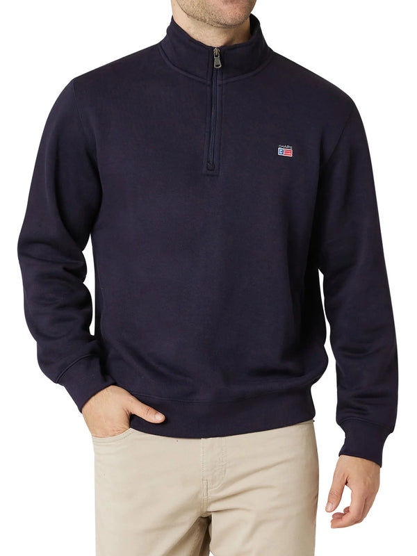 Chaps Men's Everyday Fleece Quarter Zip Mock Neck Sweatshirt, XL*