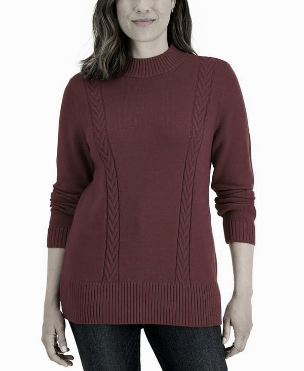 Karen Scott Women's Cotton Cable-Knit Sweater, M*#