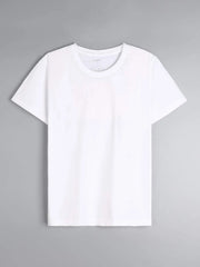 Shein Solid Round Neck Tee For Men, L -.