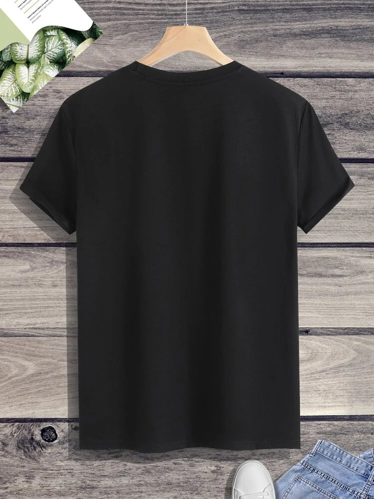Shein Men Bear Doll Print Tee, S+