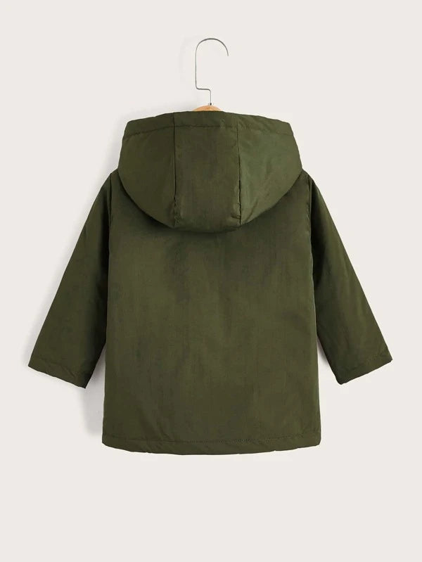 Old Navy Toddler Boys Flip Pocket Hooded Coat, 3T +