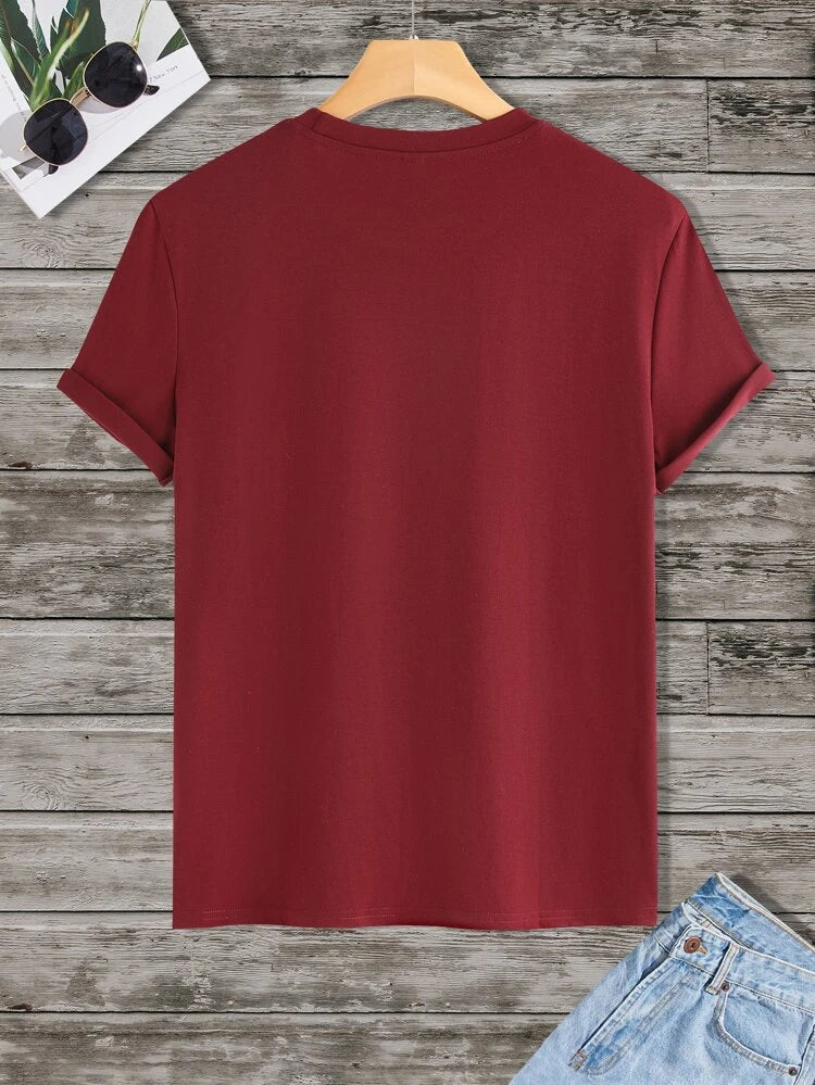 Shein Men Bear Print Tee, S+