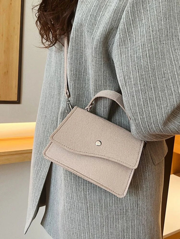 Shein Mini Irregular Flap Square Bag +