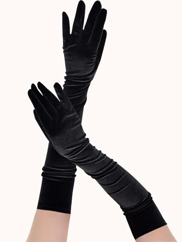Shein Solid Long Gloves *