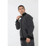 KMKkazan Baba Super Battal Knitwear Zippered Knitted Cardigan Sweater +