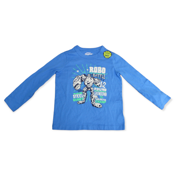 Oshkosh Robo Battle Tee For Kids, 4T*