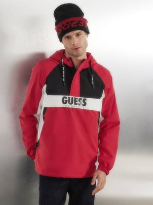 Guess Boleyn Colorblock Windbreaker For Men, S +