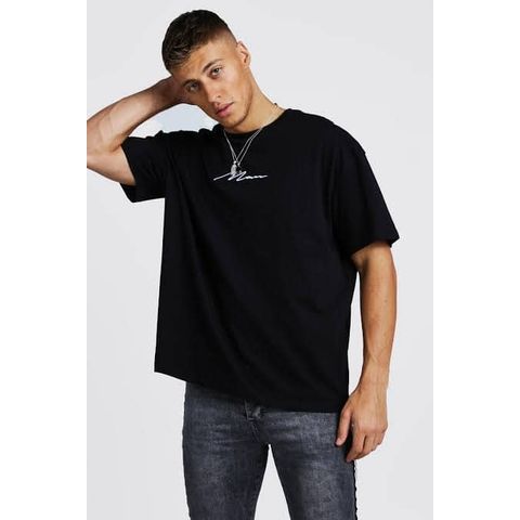 Boohoo MAN Black T-shirt, M +