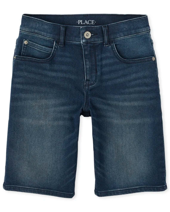 Ch. Place Boys Super-Soft Stretch Denim Shorts, 16T*/