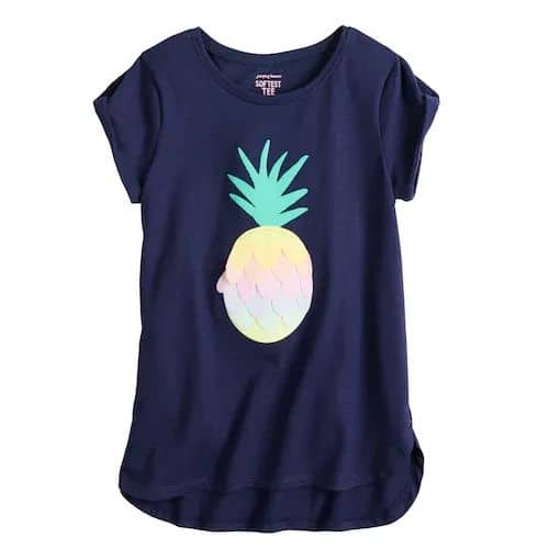 Disney Jumping Beans Pineapple Tee For Kids, 7T+