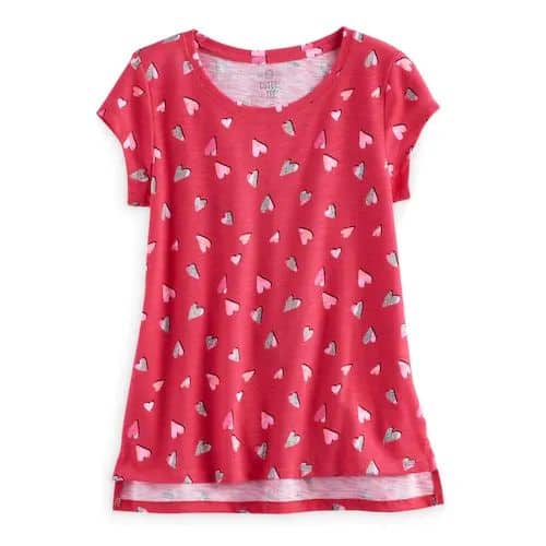 So Hearts Tee For Kids, 12T+