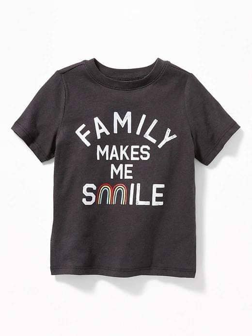 Old Navy "Family" T-shirt For Kids, 3T+