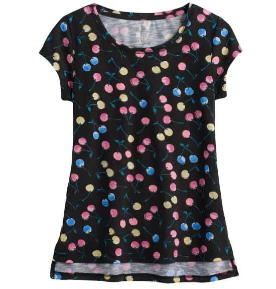 SO Cherry Colorful Tee For Kids , 12T+