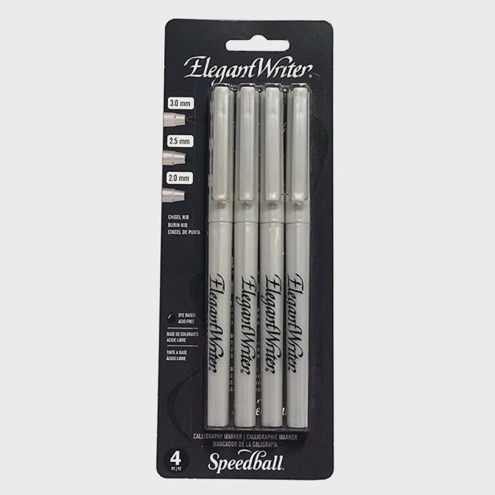 Speedball Elegant Writer Calligraphic Pen Kit Make It Easy With 4 Black - 2880  +
