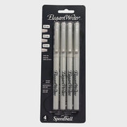 Speedball Elegant Writer Calligraphic Pen Kit Make It Easy With 4 Black - 2880  +