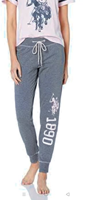 U.S. Polo Essentials Women's French Terry Jogger Sweatpants with Pockets, XL*