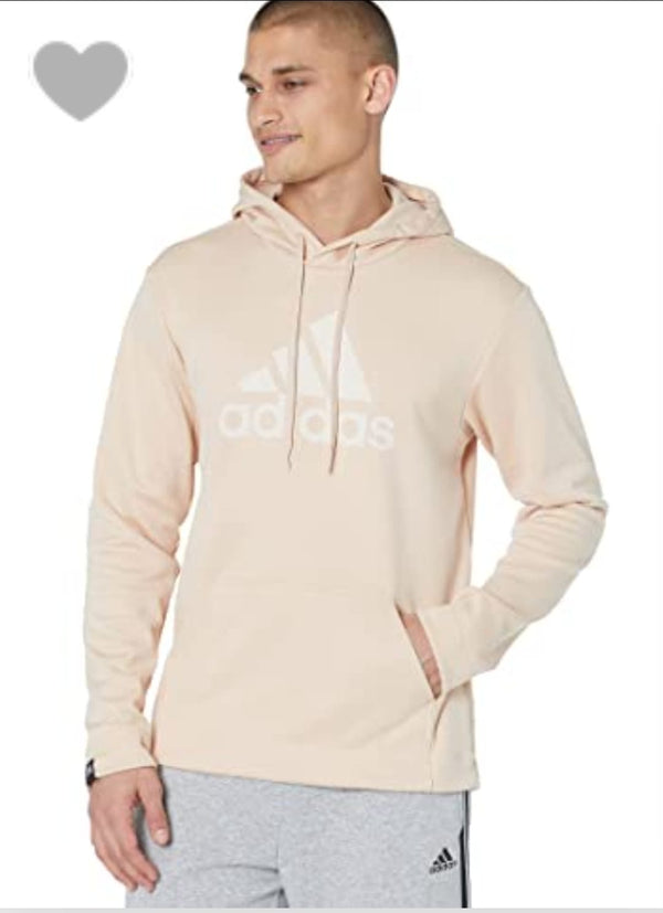 Adidas Men's Lightweight French Terry Hooded Sweatshirt, XXL */#