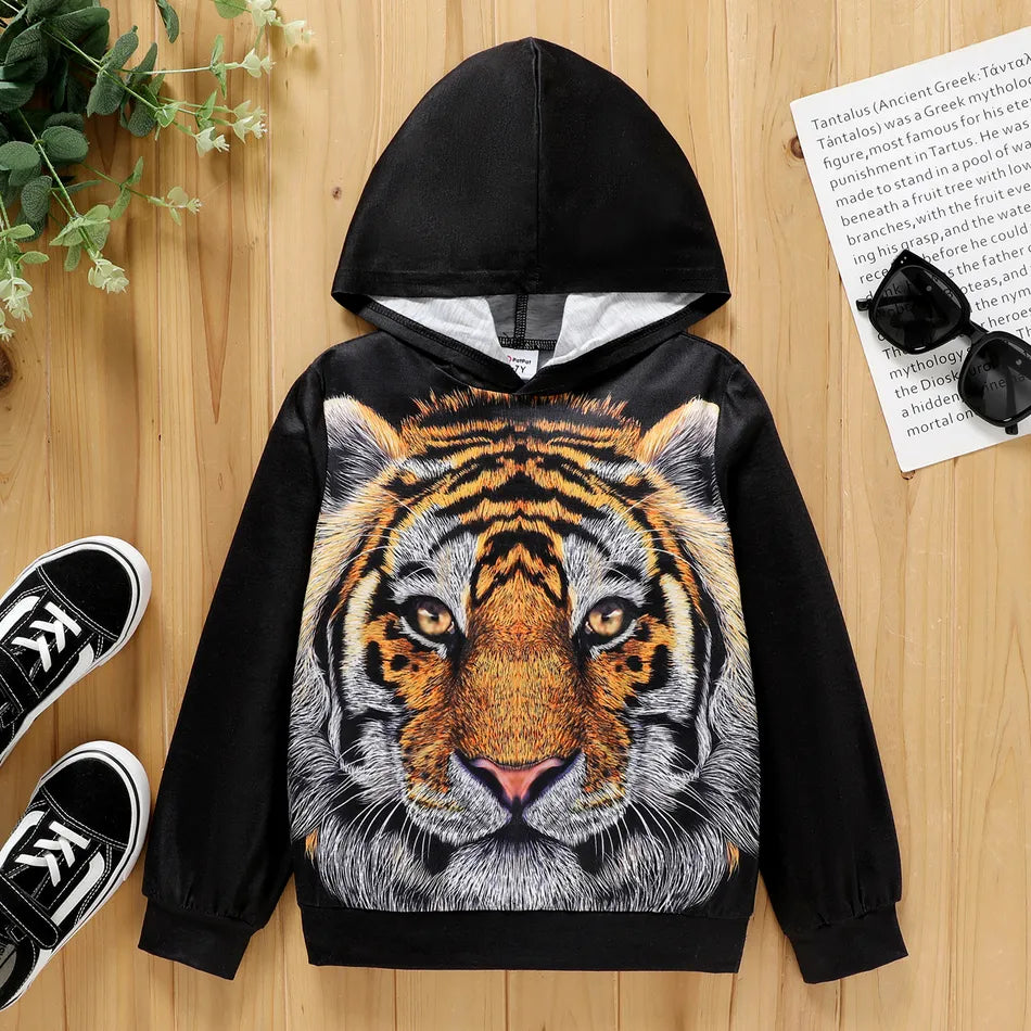 Pat Pat Animal Print Hoodie, 11-12T  +