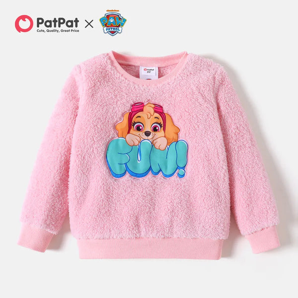 Pat Pat Paw Patrol Toddler Girl/Boy Embroidered Fleece Cotton Sweatshirt, 5-6T*/