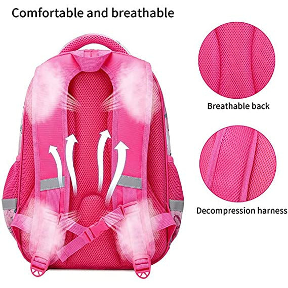 Amazon Kids Backpack, Cusangel Cute Multi Compartment Preschool Backpack for Girls +