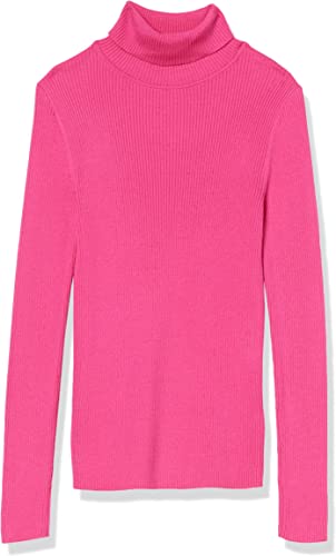 Shein Women's Slim-Fit Lightweight Long-Sleeve Turtleneck Sweater, S+