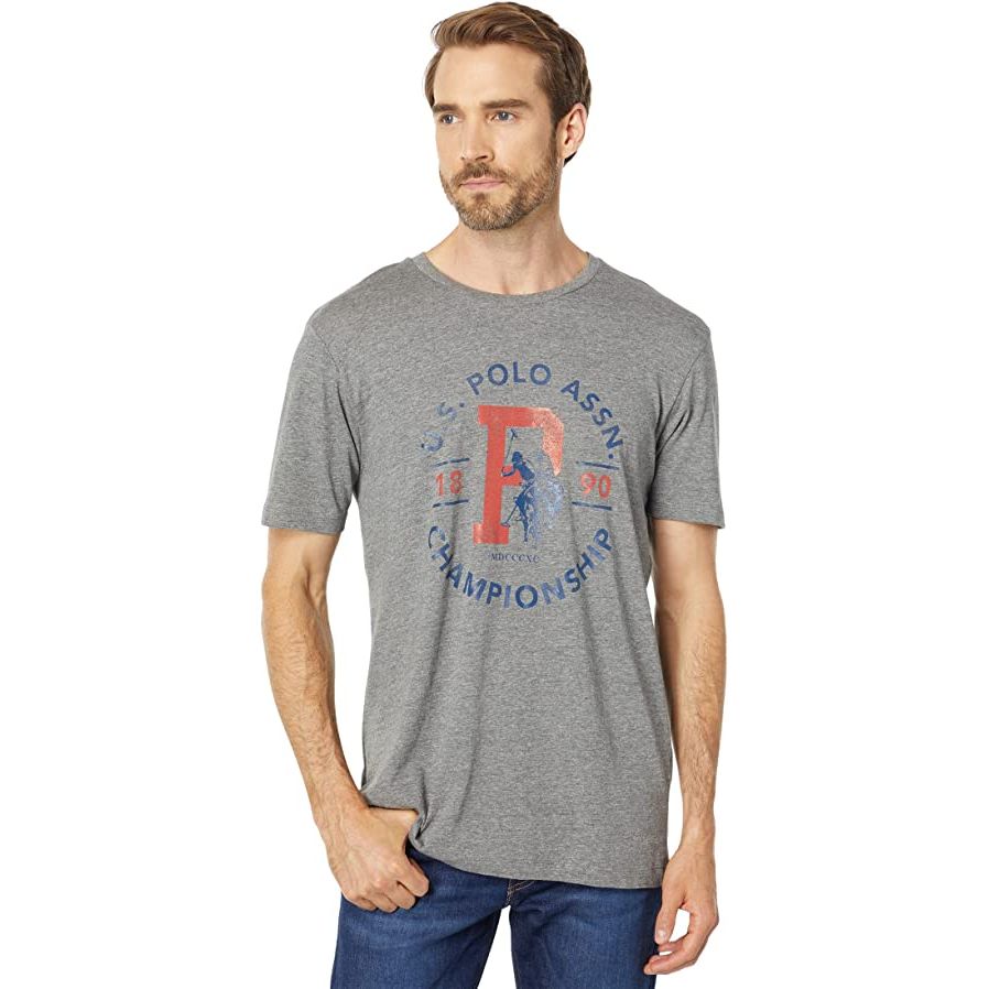 U.S. Polo Short Sleeve USPA Printed Tee, XL >