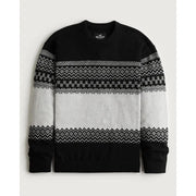 Hol. Men's Pattern Crew Sweater, XXL +