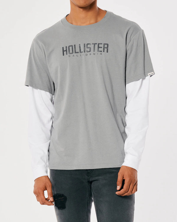 Hol. Long Sleeve Logo Graphic Tee, S \