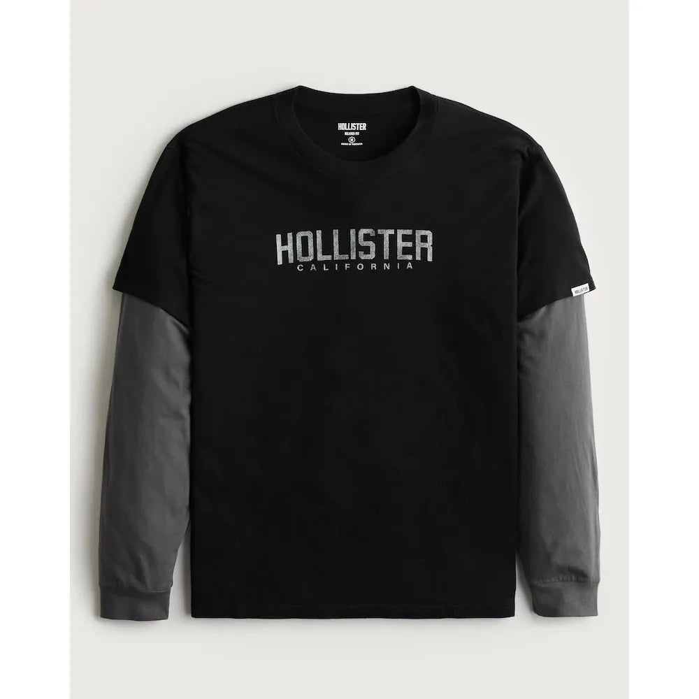 Hol. Long Sleeve Logo Graphic Tee, S+