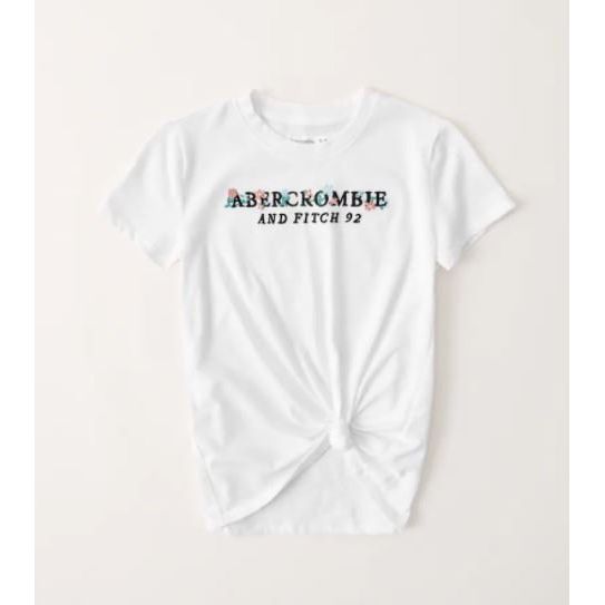 Abercrombie Knot-Front Logo Tee for Kids, 15-16T+