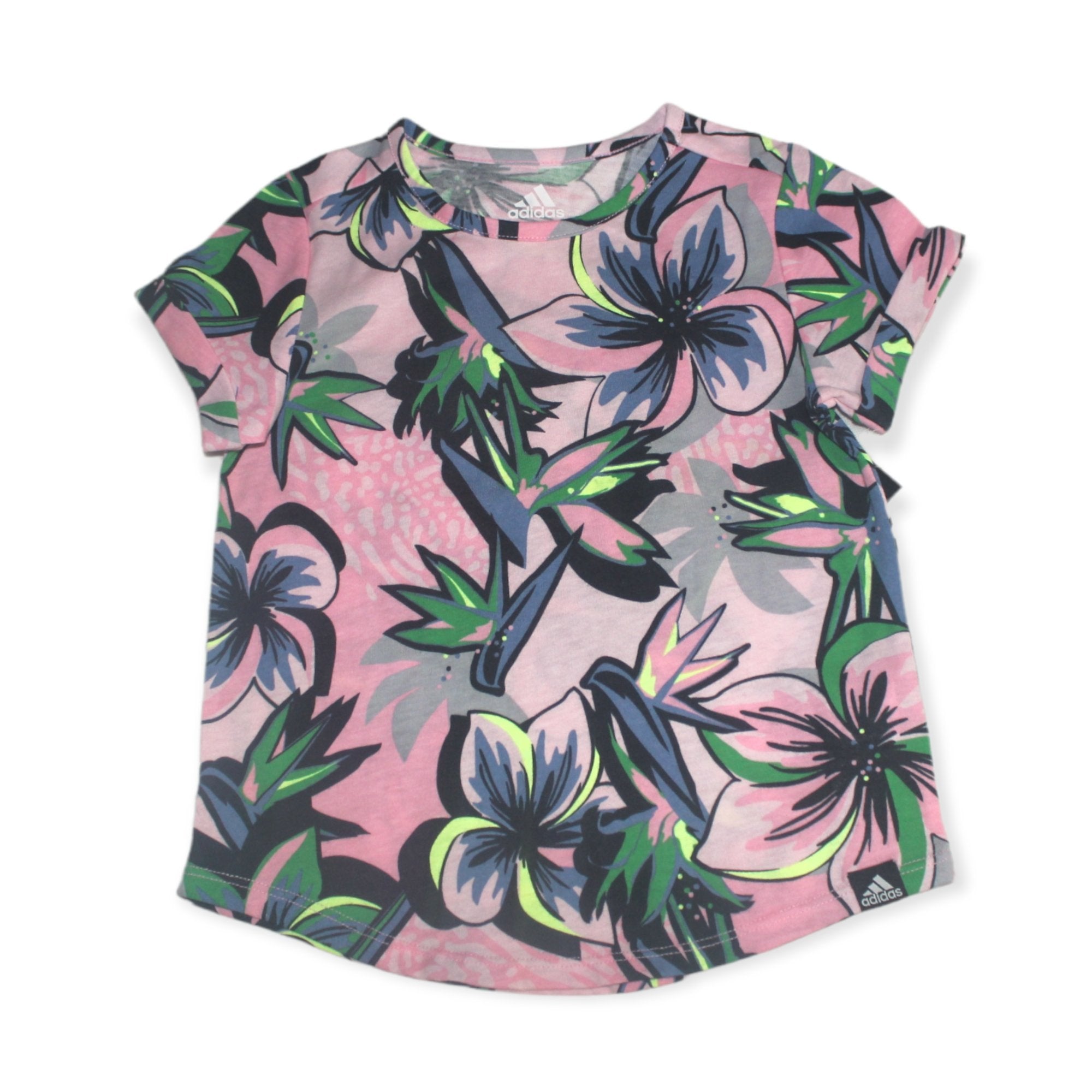 Adidas Floral T-shirt For Kids, 3T+
