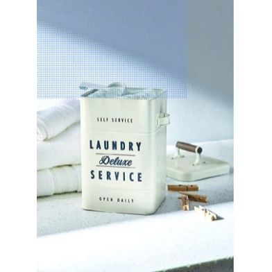 Amazon Storage Container Metal Laundry Powder Holder, L - Hatolna Shop