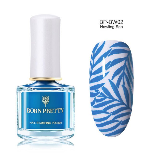 BORN PRETTY Colorful Stamping Nail Polish, 6ml - Hatolna Shop