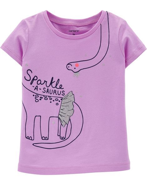 Carter's Sparkle Dinosaur Jersey Tee, 18M*