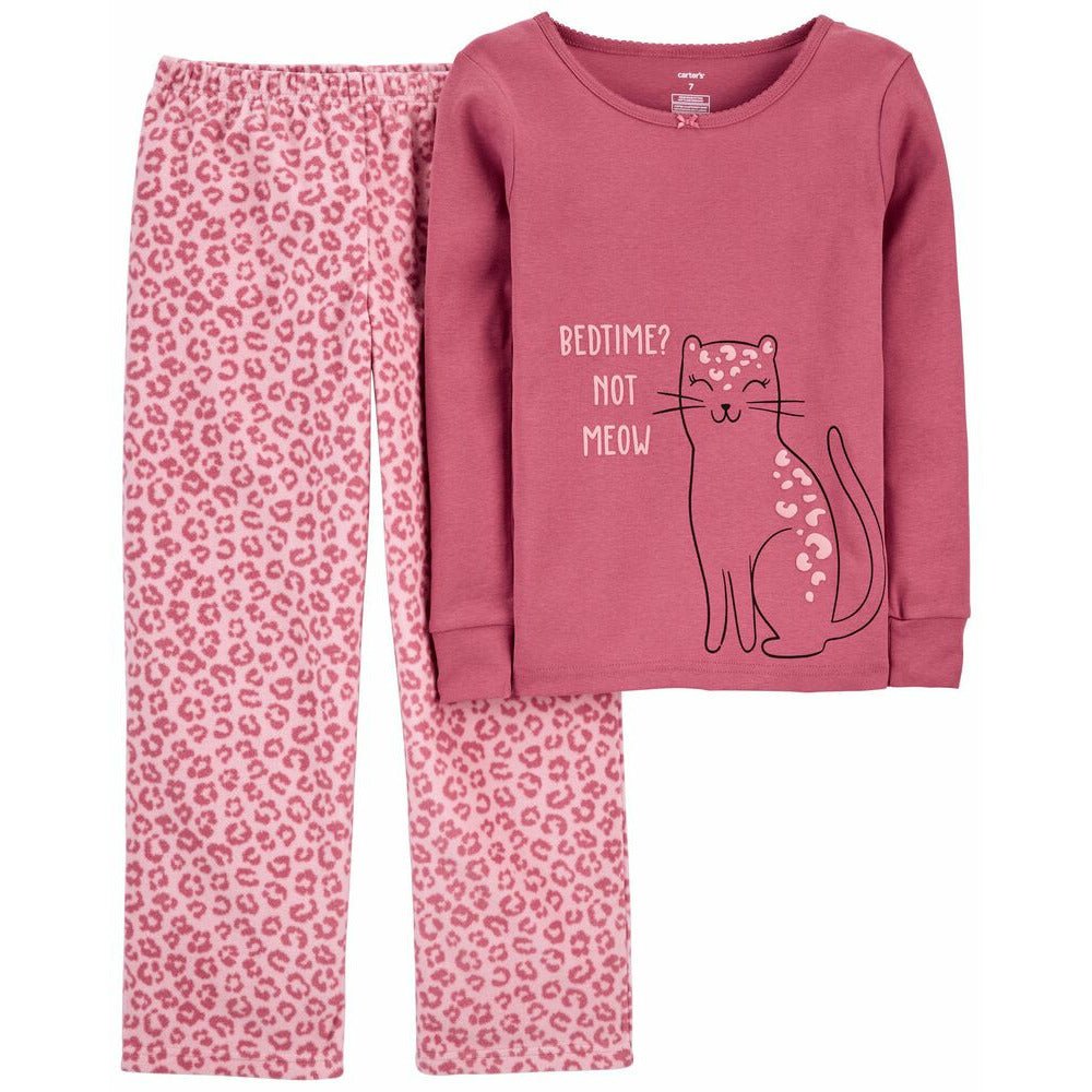 Carter's 2Pcs Pajamas Set For Kids, 7T+