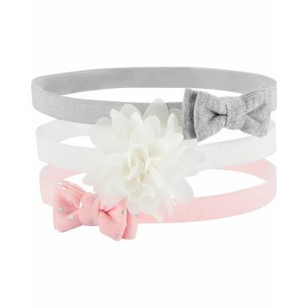 Carter's 3pcs Headwraps, (0-12M) - Hatolna Shop