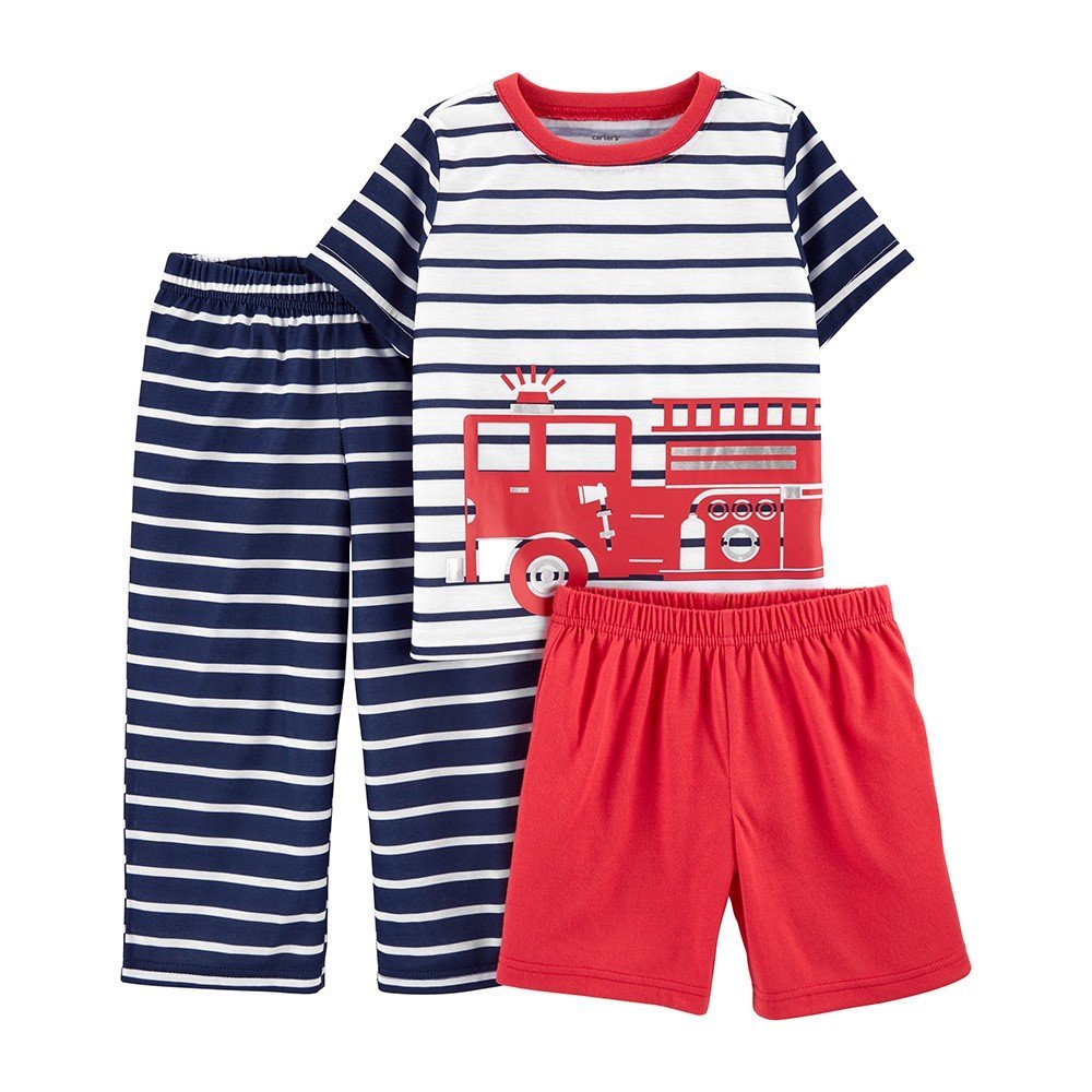 Carter's 3pcs Pajama Set For Kids, 2T - Hatolna Shop