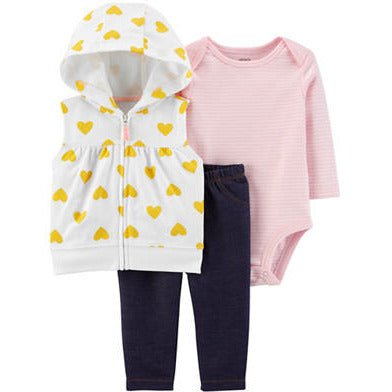 Carter's 3pcs Set For Baby, 12M - Hatolna Shop