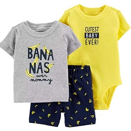 Carter's 3Pcs Set for Baby, 9M - Hatolna Shop