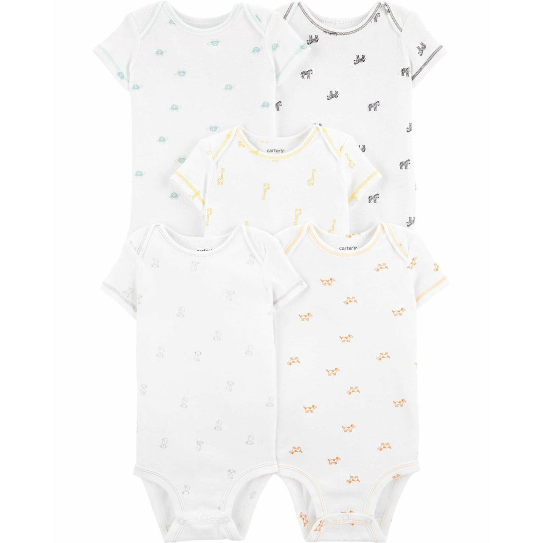 Carter's 5-Pack Bodysuits For Baby, 12M - Hatolna Shop