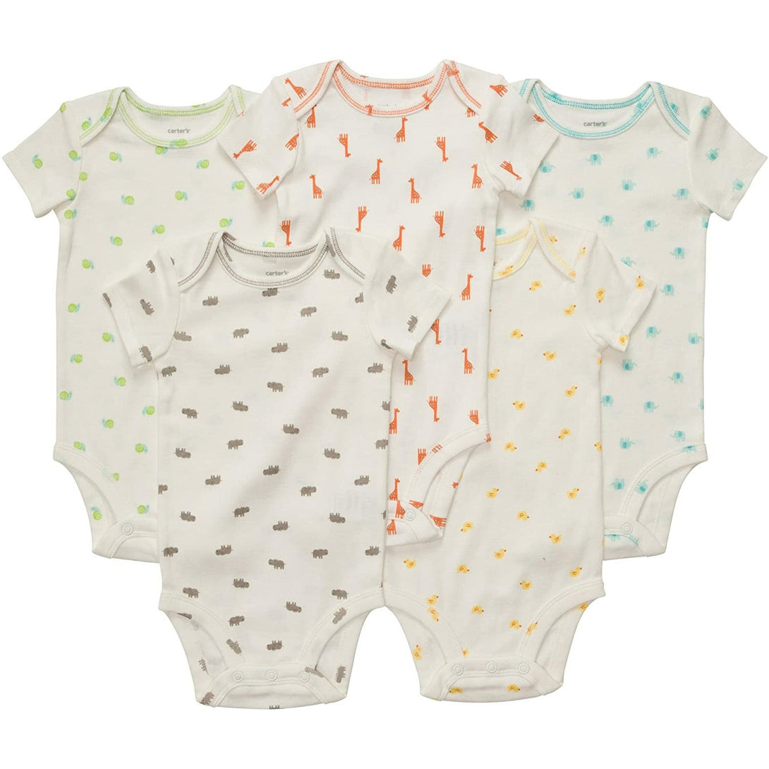 Carter's 5-Pack Bodysuits For Baby, 12M - Hatolna Shop