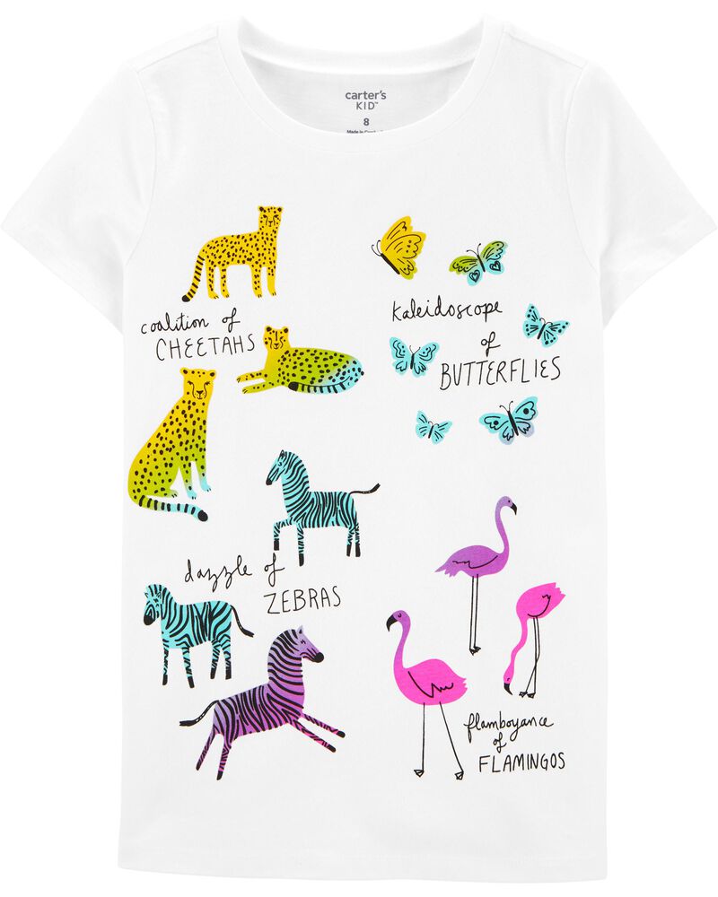 Carter's Animals T-shirt For Kids, 6T - Hatolna Shop