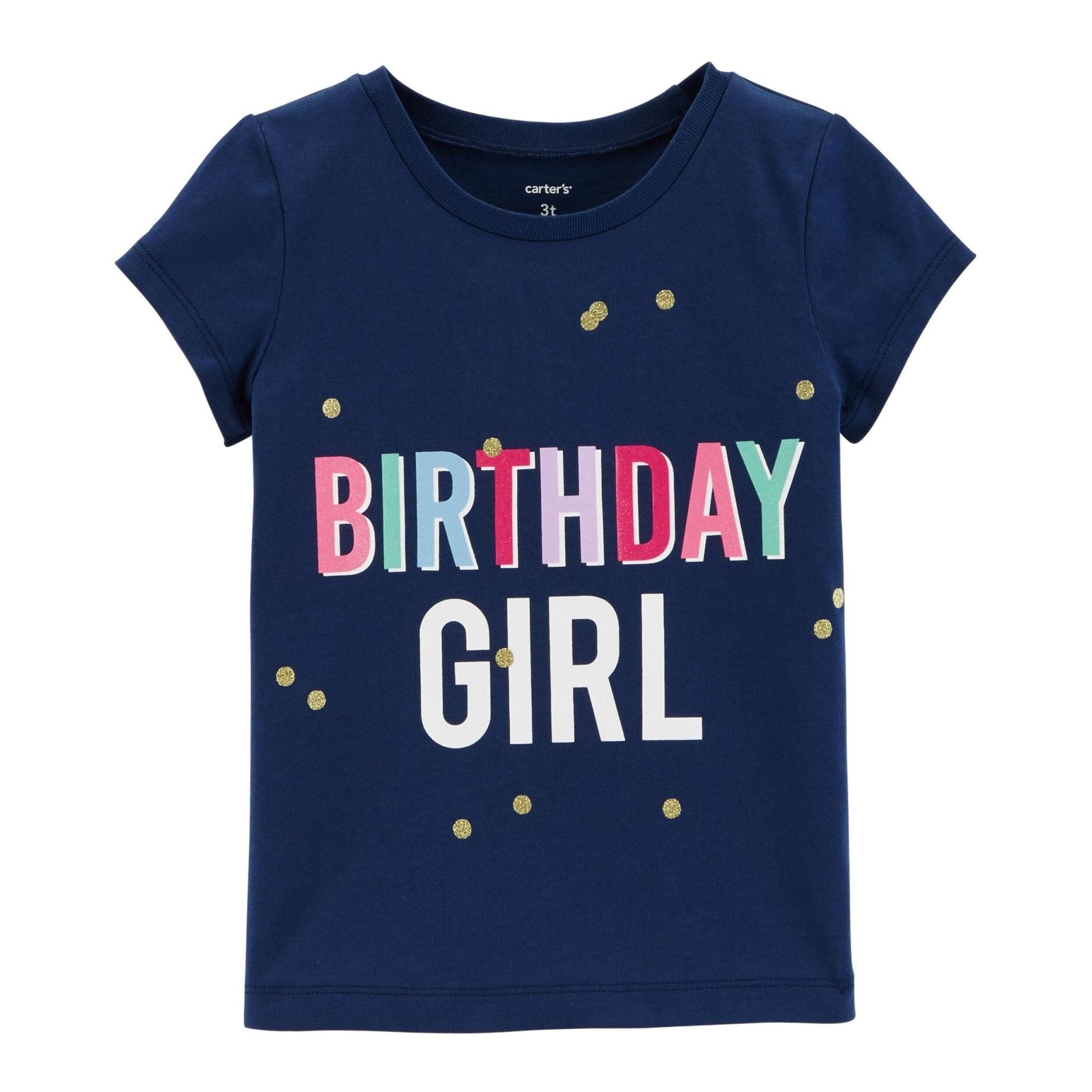 Carter's Birthday Tee For Girls, 7T - Hatolna Shop
