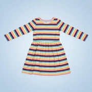 Carter's Colored Striped Dress For Kids, 3T - Hatolna Shop