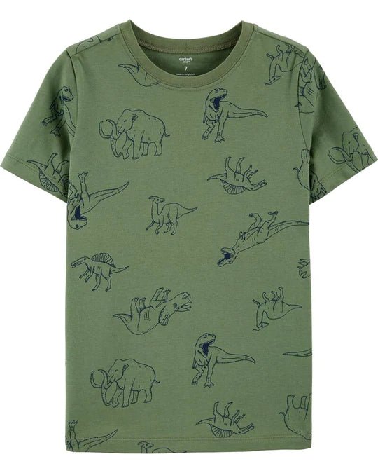 Carter's Dinosaur Jersey Tee For Kids, 8T - Hatolna Shop