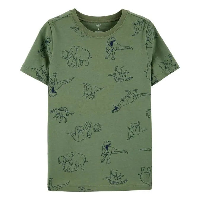Carter's Dinosaur Jersey Tee For Kids, 8T - Hatolna Shop
