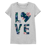 Carter's Floral Jersey Tee For Kids, 6-6X - Hatolna Shop