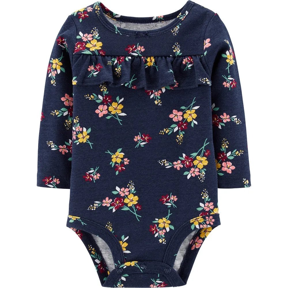 Carter's Floral Ruffle Collectible Bodysuit - Baby, 12M - Hatolna Shop